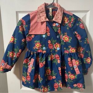 Matilda Jane Girls "Down Came
The Rain" Raincoat - Size 6- Like new